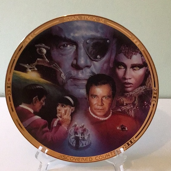 THE HAMILTON COLLECTION Other - Star Trek THE MOVIES PLATE COLLECTION